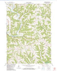 Download a high-resolution, GPS-compatible USGS topo map for Steuben, WI (1983 edition)