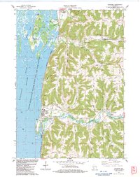 Download a high-resolution, GPS-compatible USGS topo map for Stoddard, WI (1983 edition)