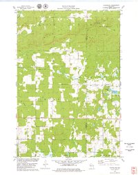 preview thumbnail of historical topo map of Barron County, WI in 1978