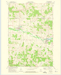 1973 Map of Strum, WI, 1975 Print