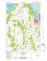 Download a high-resolution, GPS-compatible USGS topo map for Sturgeon Bay West, WI (1981 edition)