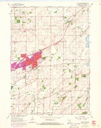 preview thumbnail of historical topo map of Sun Prairie, WI in 1962