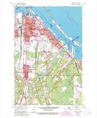 Download a high-resolution, GPS-compatible USGS topo map for Superior, WI (1993 edition)