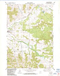 Download a high-resolution, GPS-compatible USGS topo map for Taylor, WI (1984 edition)
