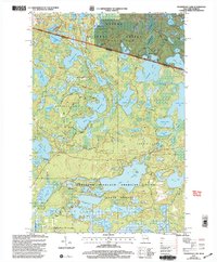 Download a high-resolution, GPS-compatible USGS topo map for Tenderfoot Lake, WI (2004 edition)