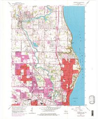 Download a high-resolution, GPS-compatible USGS topo map for Thiensville, WI (1977 edition)