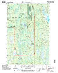 preview thumbnail of historical topo map of Price County, WI in 2005