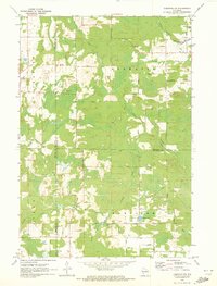 Download a high-resolution, GPS-compatible USGS topo map for Tigerton NW, WI (1973 edition)