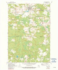preview thumbnail of historical topo map of Tigerton, WI in 1970