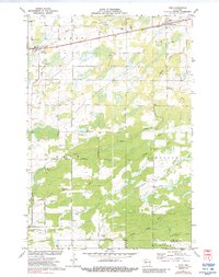 Download a high-resolution, GPS-compatible USGS topo map for Tony, WI (1988 edition)