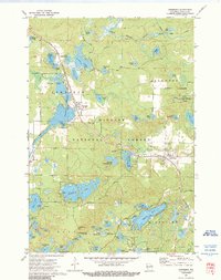 Download a high-resolution, GPS-compatible USGS topo map for Townsend, WI (1990 edition)