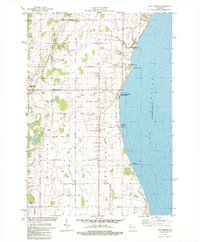 preview thumbnail of historical topo map of Manitowoc County, WI in 1978