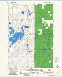 Download a high-resolution, GPS-compatible USGS topo map for Upper Eau Claire Lake, WI (1985 edition)