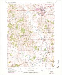 Download a high-resolution, GPS-compatible USGS topo map for Verona, WI (1983 edition)