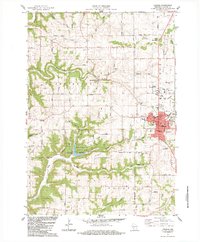 preview thumbnail of historical topo map of Viroqua, WI in 1983