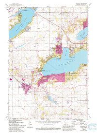 Download a high-resolution, GPS-compatible USGS topo map for Walworth, WI (1994 edition)