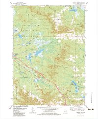 Download a high-resolution, GPS-compatible USGS topo map for Warrens West, WI (1984 edition)