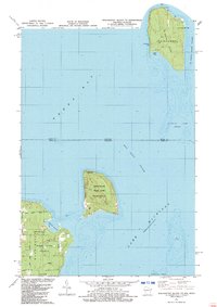 Download a high-resolution, GPS-compatible USGS topo map for Washington%20Island%20NE, WI (1983 edition)