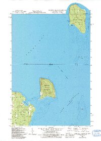 Download a high-resolution, GPS-compatible USGS topo map for Washington Island NE, WI (1994 edition)