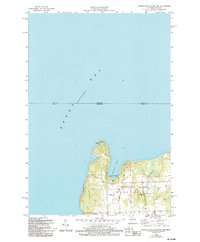 Download a high-resolution, GPS-compatible USGS topo map for Washington Island NW, WI (1994 edition)