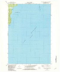 Download a high-resolution, GPS-compatible USGS topo map for Washington Island SE, WI (1982 edition)