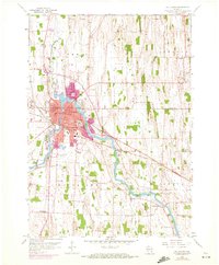 Download a high-resolution, GPS-compatible USGS topo map for Watertown, WI (1972 edition)