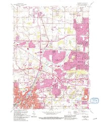 Download a high-resolution, GPS-compatible USGS topo map for Waukesha, WI (1994 edition)