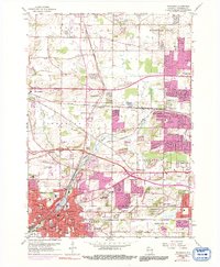 Download a high-resolution, GPS-compatible USGS topo map for Waukesha, WI (1992 edition)