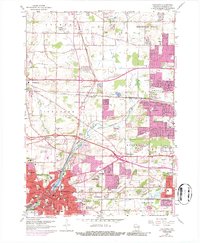 preview thumbnail of historical topo map of Waukesha, WI in 1959