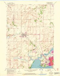 Download a high-resolution, GPS-compatible USGS topo map for Waunakee, WI (1970 edition)