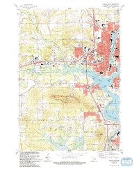 Download a high-resolution, GPS-compatible USGS topo map for Wausau West, WI (1993 edition)