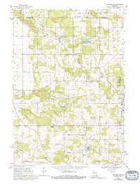 Download a high-resolution, GPS-compatible USGS topo map for Wautoma, WI (1992 edition)