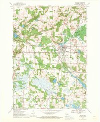 Download a high-resolution, GPS-compatible USGS topo map for Wautoma, WI (1971 edition)