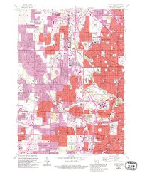 Download a high-resolution, GPS-compatible USGS topo map for Wauwatosa, WI (1994 edition)