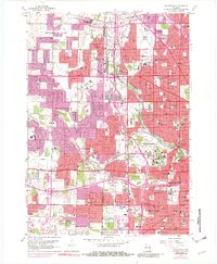 preview thumbnail of historical topo map of Wauwatosa, WI in 1958