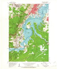 Download a high-resolution, GPS-compatible USGS topo map for West Duluth, WI (1955 edition)