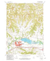 Download a high-resolution, GPS-compatible USGS topo map for West Salem, WI (1993 edition)