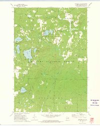 preview thumbnail of historical topo map of Oconto County, WI in 1972