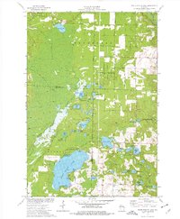 preview thumbnail of historical topo map of Marinette County, WI in 1973