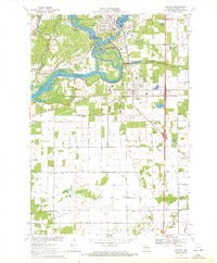 Download a high-resolution, GPS-compatible USGS topo map for Whiting, WI (1972 edition)