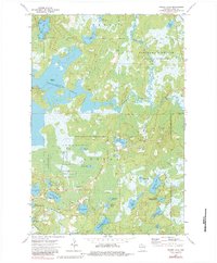 Download a high-resolution, GPS-compatible USGS topo map for Wilson Lake, WI (1984 edition)