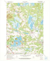 Download a high-resolution, GPS-compatible USGS topo map for Wyeville, WI (1990 edition)