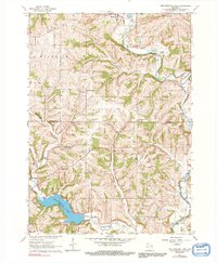 Download a high-resolution, GPS-compatible USGS topo map for Yellowstone Lake, WI (1992 edition)