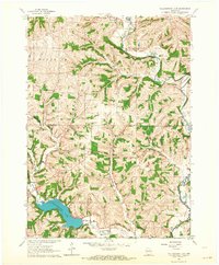 Download a high-resolution, GPS-compatible USGS topo map for Yellowstone Lake, WI (1964 edition)
