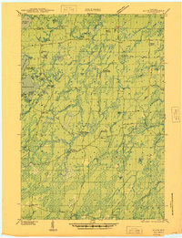 preview thumbnail of historical topo map of Forest County, WI in 1946
