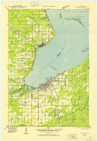 1942 Map of Ashland