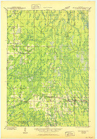 Download a high-resolution, GPS-compatible USGS topo map for Brantwood, WI (1950 edition)
