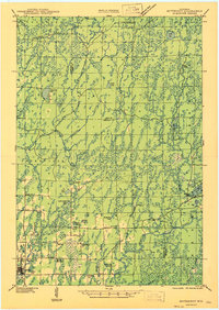 preview thumbnail of historical topo map of Butternut, WI in 1947