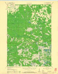 preview thumbnail of historical topo map of Jackson County, WI in 1957