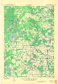 1942 Map of Coleman